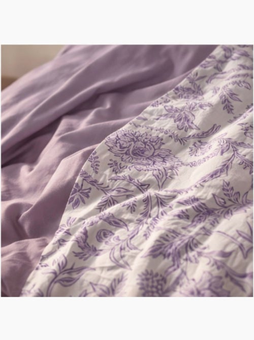 Pack complet Housse de couette - Coton Pur - 100 % Coton 57 Fils/cm² - Kiabi Pack complet Housse de couette - Coton Pur - 100 % Coton 57 Fils/cm² - Kiabi