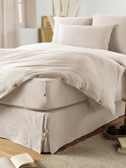 Pack complet Housse de couette - L'effet papillon - 100% gaze de coton 125 gr/m² - Kiabi