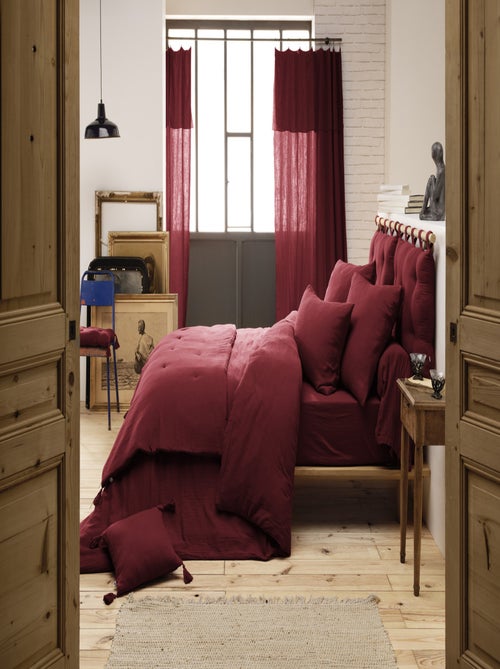 Pack complet Housse de couette - L'effet papillon - 100% gaze de coton 125 gr/m² - Kiabi