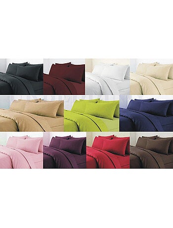 Pack complet Housse de couette - Univers Décor - 100 % Coton 57 Fils/cm²
