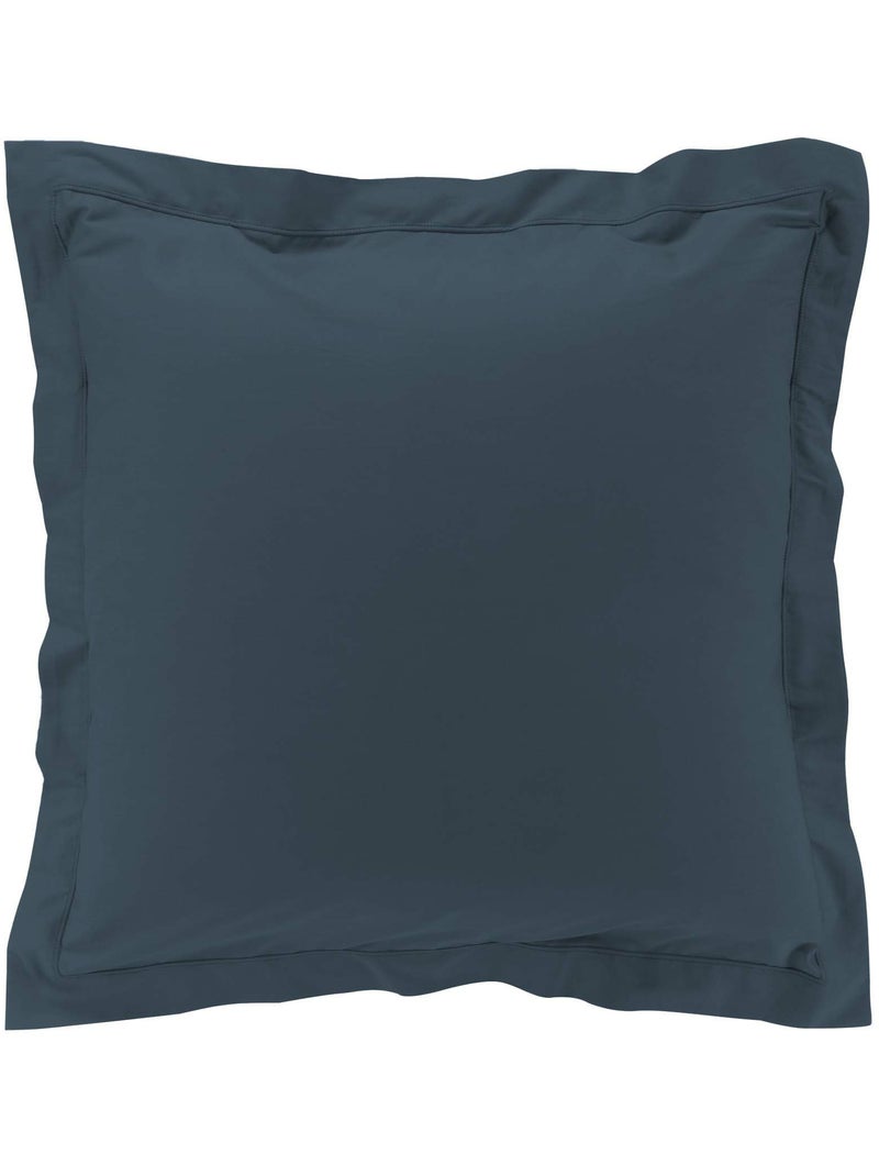 Pack complet housse de couette percale 78 fils pour lit 140 x 190 cm Bleu nuit - Kiabi
