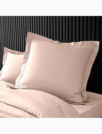Pack complet housse de couette percale 78 fils pour lit 140 x 190 cm