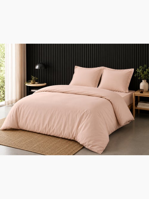 Pack complet housse de couette percale 78 fils pour lit 140 x 190 cm - Kiabi Pack complet housse de couette percale 78 fils pour lit 140 x 190 cm - Kiabi