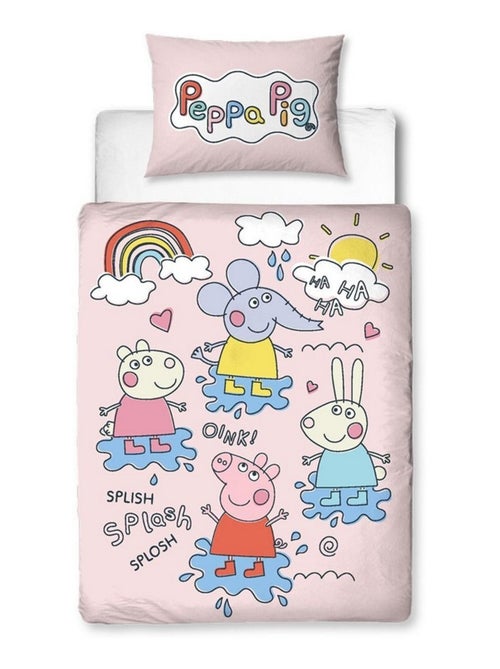 Pack complet Lit Peppa Pig à clipser -  couchage 70x140 cm - Kiabi
