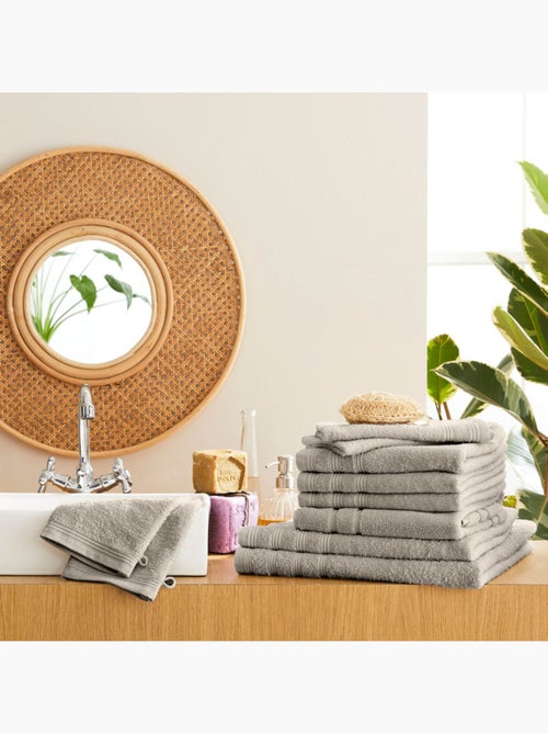 Pack complet salle de bain - Coton Pur - 100% Coton - Kiabi