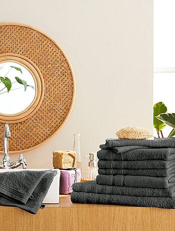 Pack complet salle de bain - Coton Pur - 100% Coton