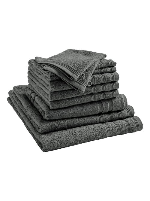 Pack complet salle de bain - Coton Pur - 100% Coton - Kiabi