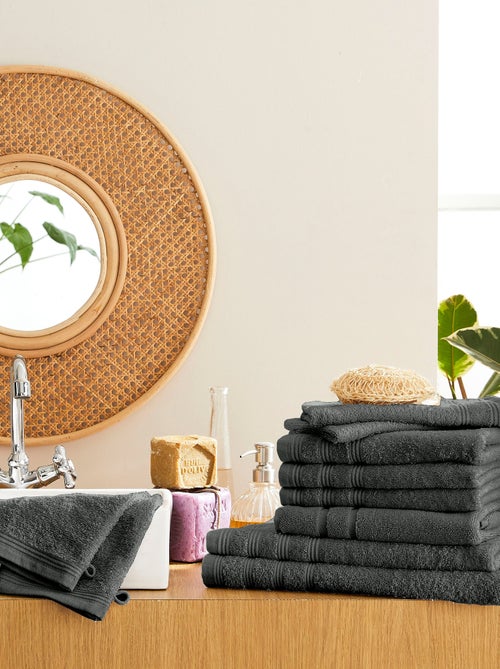 Pack complet salle de bain - Coton Pur - 100% Coton - Kiabi