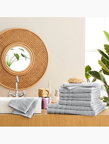 Pack complet salle de bain - Coton Pur - 100% Coton