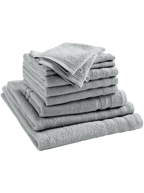 Pack complet salle de bain - Coton Pur - 100% Coton - Kiabi