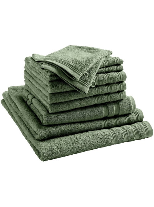 Pack complet salle de bain - Coton Pur - 100% Coton - Kiabi Pack complet salle de bain - Coton Pur - 100% Coton - Kiabi