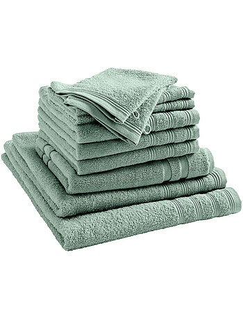 Pack complet salle de bain - Coton Pur - 100% Coton