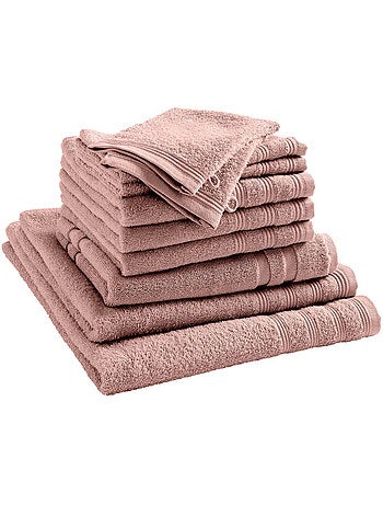 Pack complet salle de bain - Coton Pur - 100% Coton