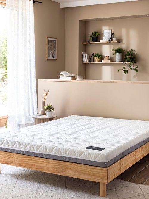 Pack complet sommier 160x200 , matelas, linge de lit, couette et oreillers - Kiabi