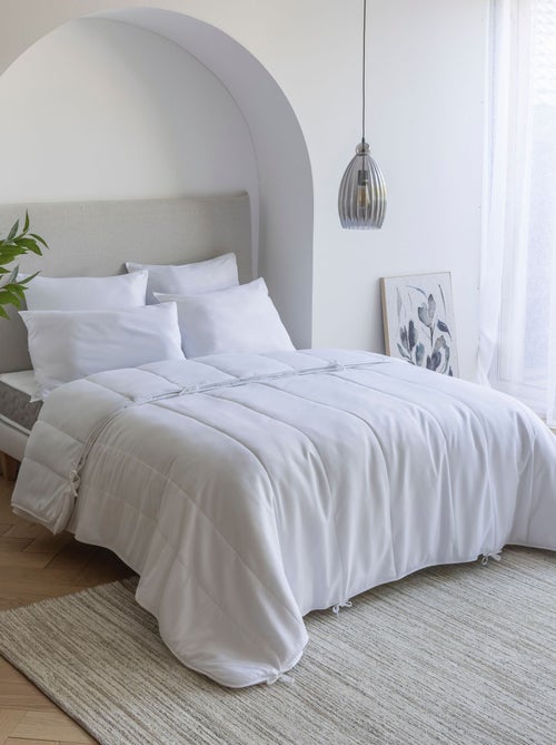 Pack couette 4 saisons 140x200 et oreiller moelleux - Kiabi