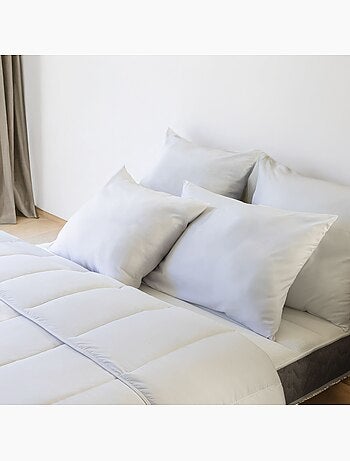Pack couette 4 saisons et oreiller anti-acariens et anti-bactériens - Terre de Nuit