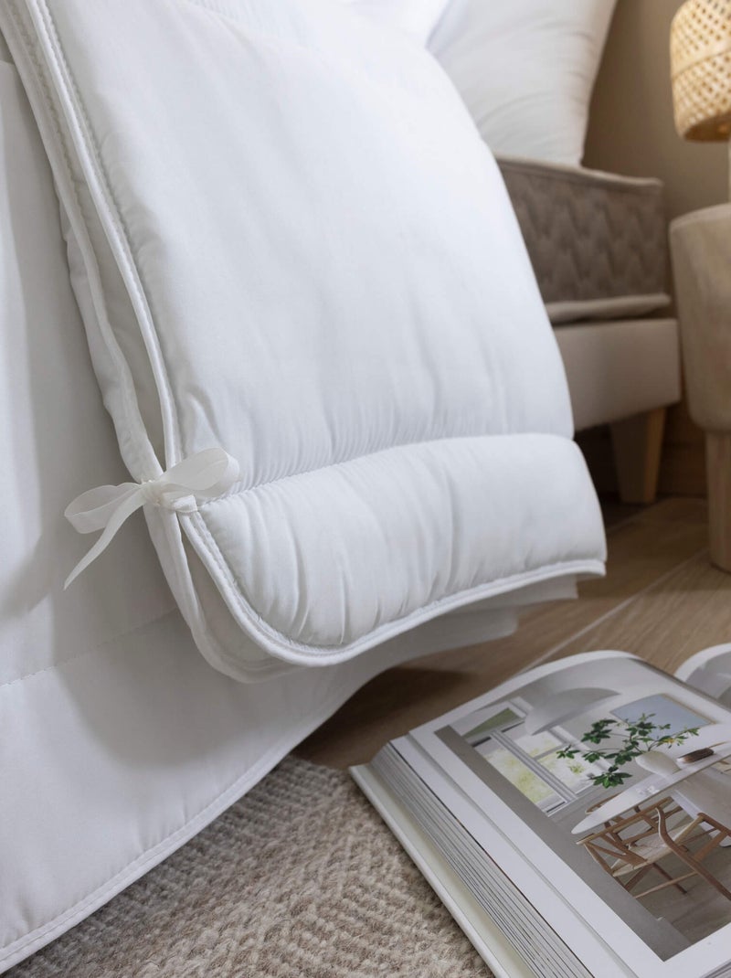 Pack couette 4 saisons et oreiller anti-acariens et anti-bactériens - Terre de Nuit Blanc - Kiabi