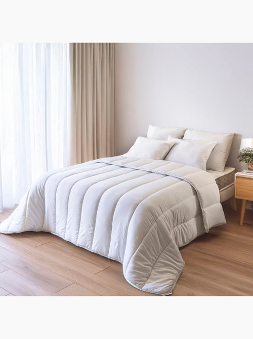 Pack couette chaude hiver et oreiller anti-acariens et anti-bactériens - Terre de Nuit - Kiabi Pack couette chaude hiver et oreiller anti-acariens et anti-bactériens - Terre de Nuit - Kiabi