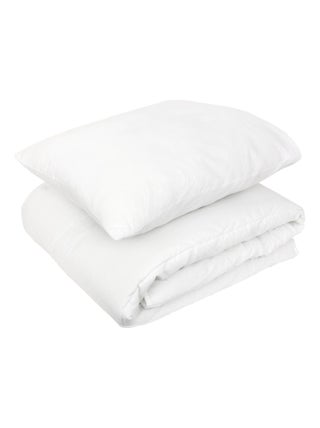 Pack couette et oreiller GAVROCHE polyester Fibre polyester Chaud (hiver) Coton