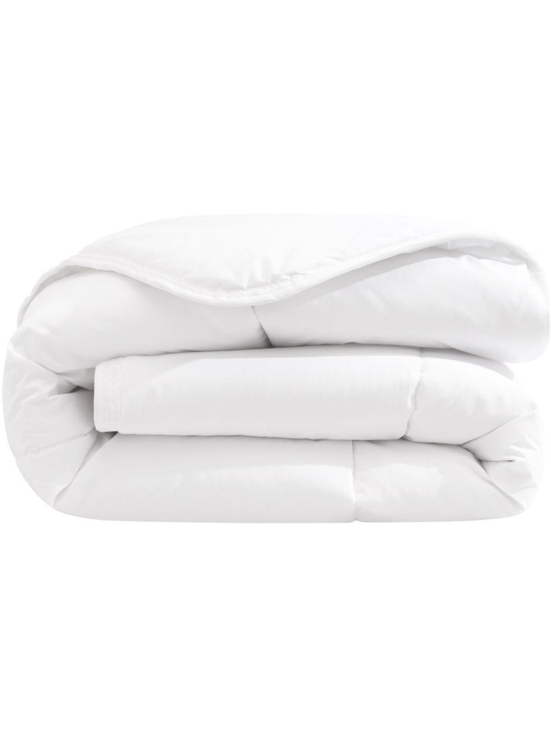 Pack couette été et oreiller moelleux bio - Someo Blanc - Kiabi