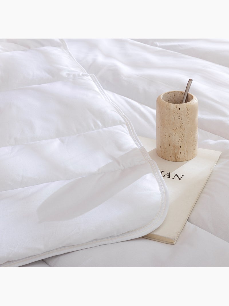 Pack couette mi-saison oreiller éco naturel - Someo Blanc - Kiabi