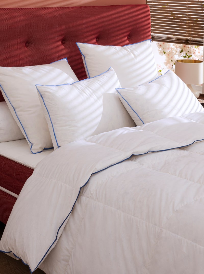 Pack couette prestige oreiller 70% duvet - Someo Blanc - Kiabi
