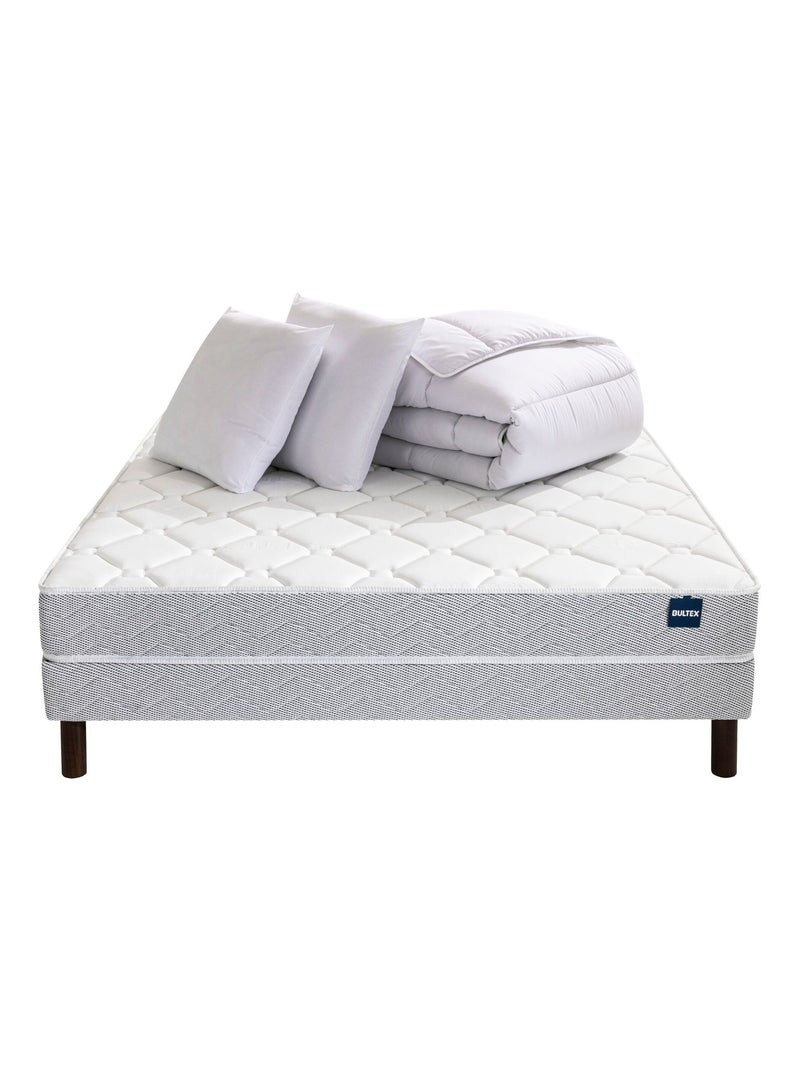Pack couette tempérée et oreillers - Bultex Blanc - Kiabi