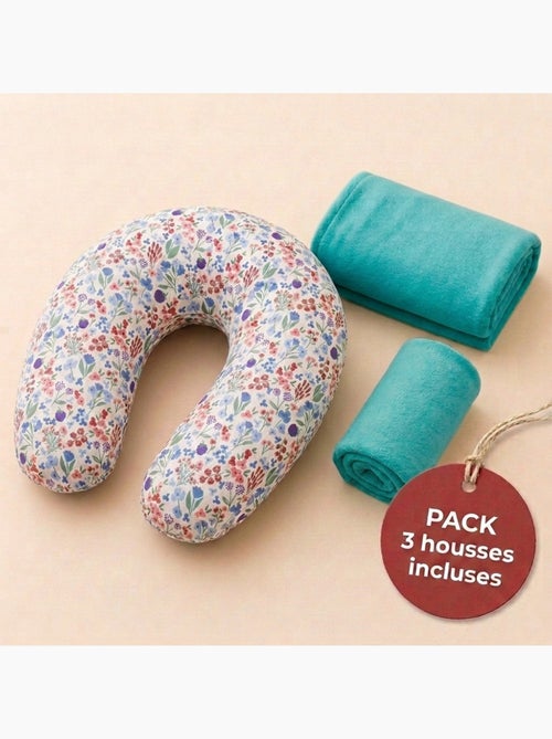 Pack Coussin de Maternit? XXL - 2 Housses + Charlotte - Id?al Grossesse et Allaitement - Kiabi