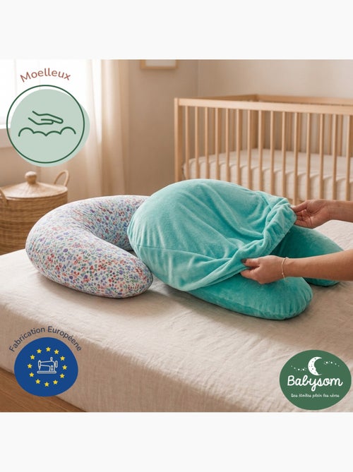 Pack Coussin de Maternit? XXL - 2 Housses + Charlotte - Id?al Grossesse et Allaitement - Kiabi