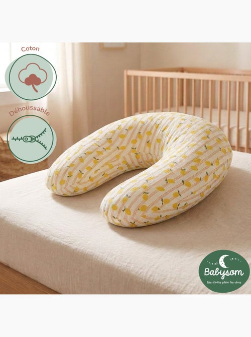 Pack Coussin de Maternit? XXL - 2 Housses + Charlotte - Id?al Grossesse et Allaitement - Kiabi
