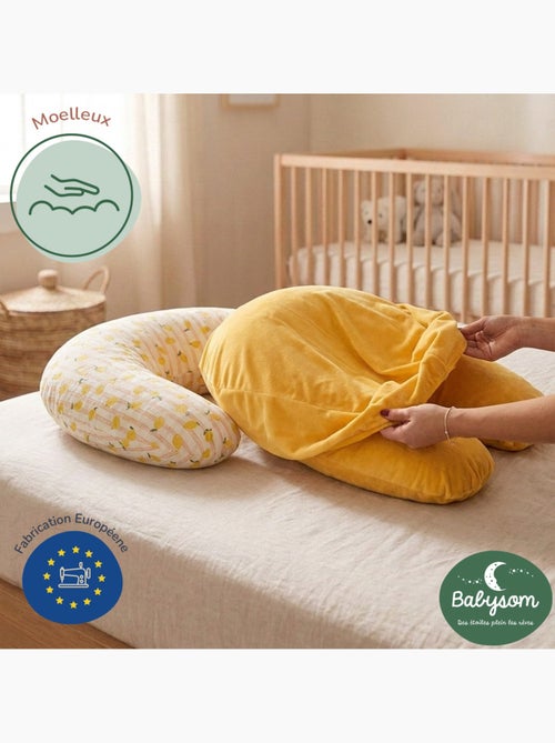 Pack Coussin de Maternit? XXL - 2 Housses + Charlotte - Id?al Grossesse et Allaitement - Kiabi