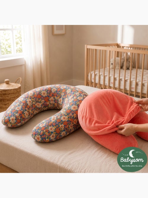 Pack Coussin de Maternit? XXL - 2 Housses + Charlotte - Id?al Grossesse et Allaitement - Kiabi