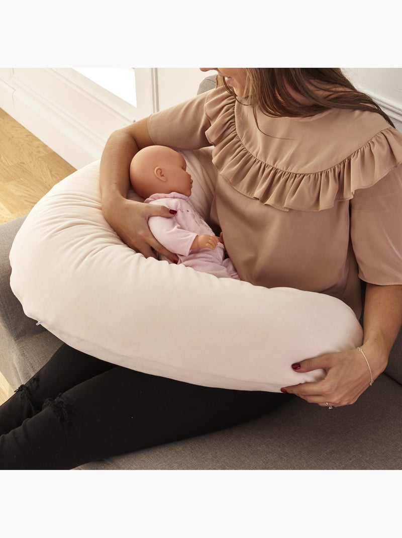 Pack coussin de maternité étoile grise + 1 housse minky Beige - Kiabi