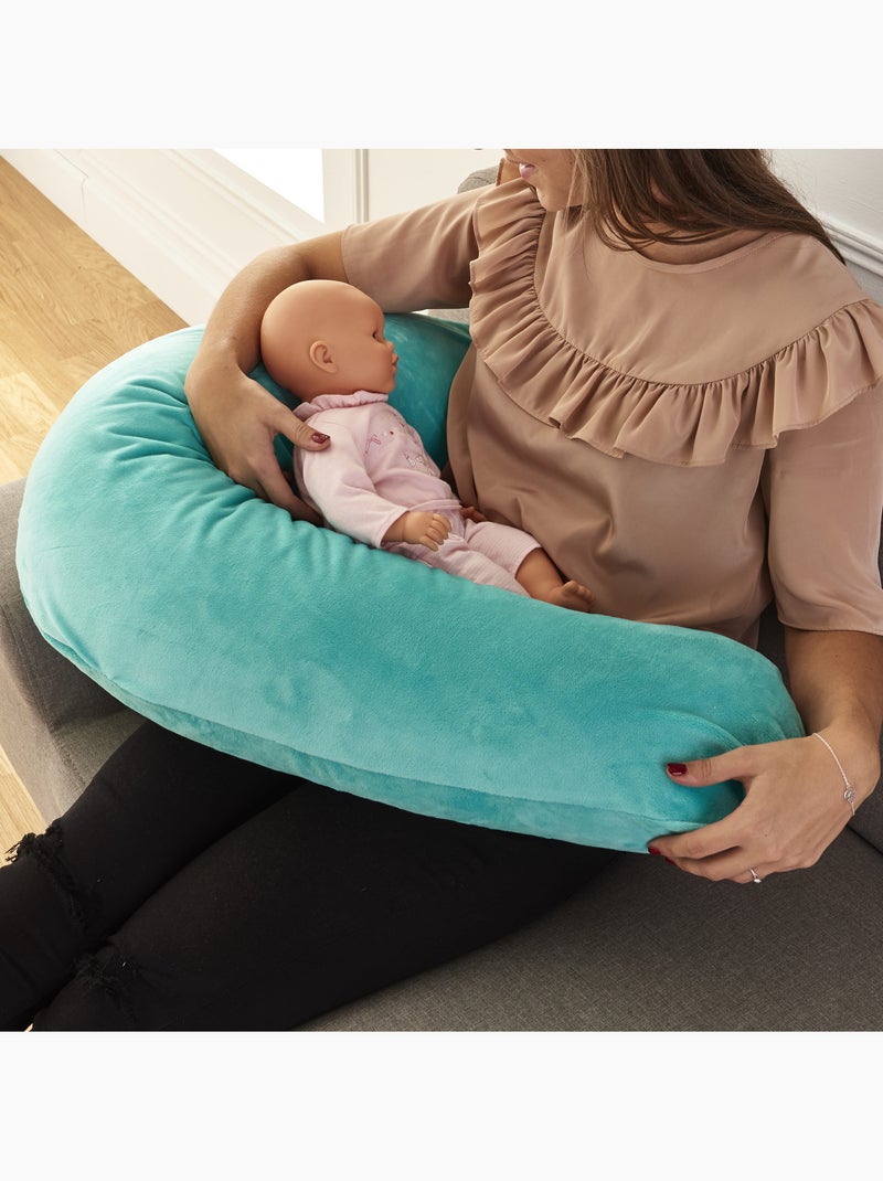 Pack coussin de maternité étoile grise + 1 housse minky Bleu - Kiabi