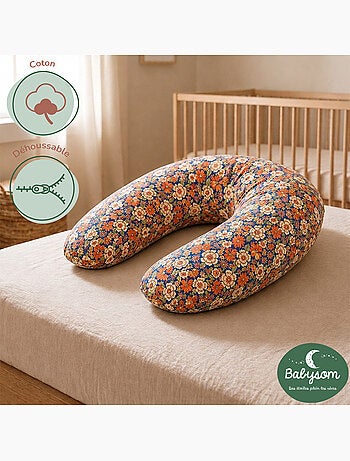 Pack Coussin de Maternité XXL - 2 Housses + Charlotte - Idéal Grossesse et Allaitement
