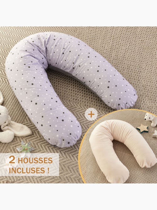 Pack Coussin de Maternité XXL - 2 Housses incluses - Grossesse, Maternité et Allaitement - Kiabi Pack Coussin de Maternité XXL - 2 Housses incluses - Grossesse, Maternité et Allaitement - Kiabi