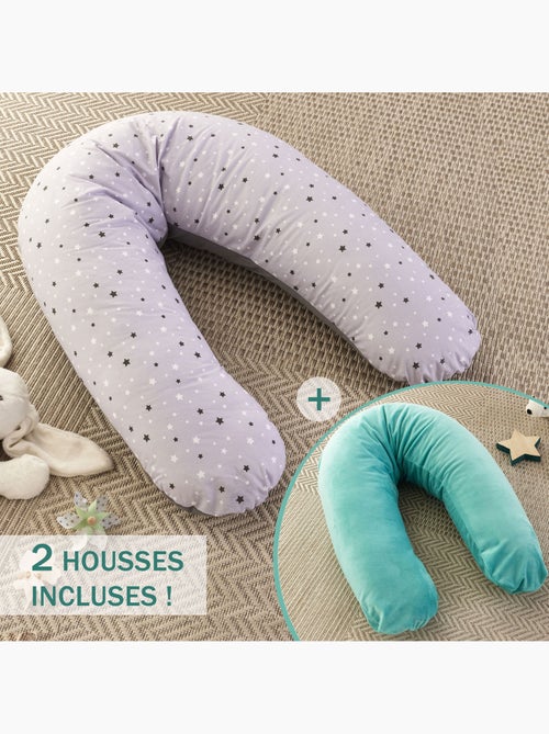 Pack Coussin de Maternité XXL - 2 Housses incluses - Grossesse, Maternité et Allaitement - Kiabi Pack Coussin de Maternité XXL - 2 Housses incluses - Grossesse, Maternité et Allaitement - Kiabi