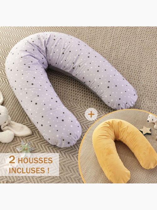 Pack Coussin de Maternité XXL - 2 Housses incluses - Grossesse, Maternité et Allaitement - Kiabi Pack Coussin de Maternité XXL - 2 Housses incluses - Grossesse, Maternité et Allaitement - Kiabi
