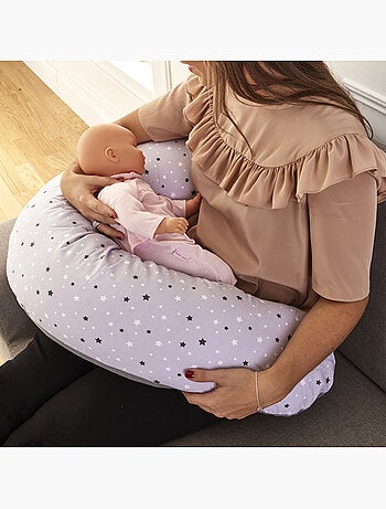 Pack Coussin de Maternité XXL - 2 Housses incluses - Grossesse, Maternité et Allaitement