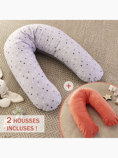 Pack Coussin de Maternité XXL - 2 Housses incluses - Grossesse, Maternité et Allaitement - Kiabi Pack Coussin de Maternité XXL - 2 Housses incluses - Grossesse, Maternité et Allaitement - Kiabi