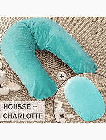 Pack Coussin de Maternité XXL - 3 en 1 | Idéal Grossesse, Allaitement et Pouf pour Enfant