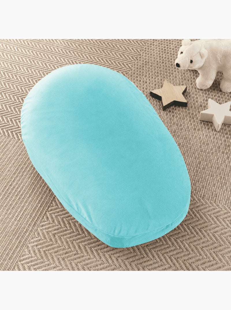 Pack Coussin de Maternité XXL - 3 en 1 | Idéal Grossesse, Allaitement et Pouf pour Enfant Bleu - Kiabi