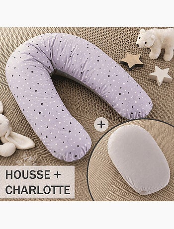 Pack Coussin de Maternité XXL - 3 en 1 | Idéal Grossesse, Allaitement et Pouf pour Enfant