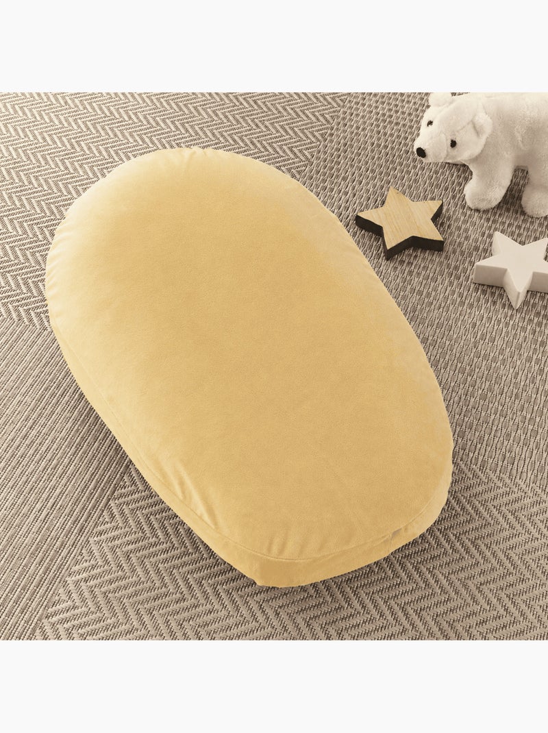 Pack Coussin de Maternité XXL - 3 en 1 | Idéal Grossesse, Allaitement et Pouf pour Enfant Jaune - Kiabi
