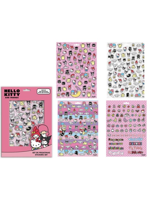 Pack d'autocollants réutilisables - Hello Kitty - Sanrio - Kiabi
