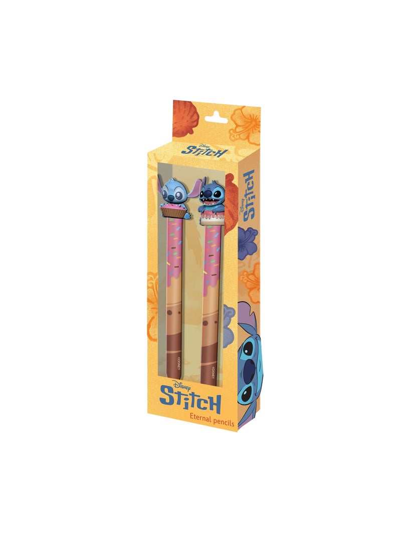 Pack de 2 Crayons Éternels - Disney Lilo et Stitch Mix - Multicolore - Taille Unique Multicolore - Kiabi