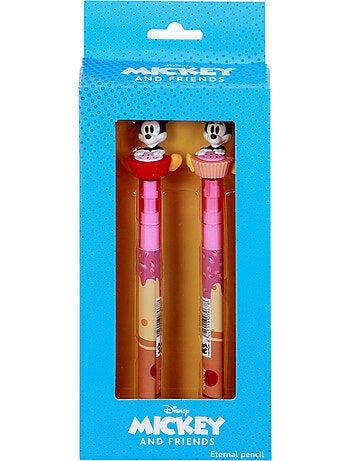 Pack de 2 Crayons Éternels - Disney Mickey & Minnie Mix - Multicolore - Taille Unique