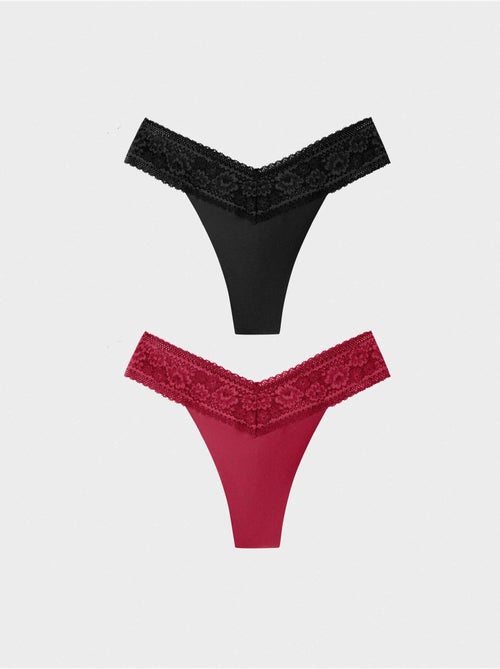 Pack de 2 culottes brésiliens - Kiabi
