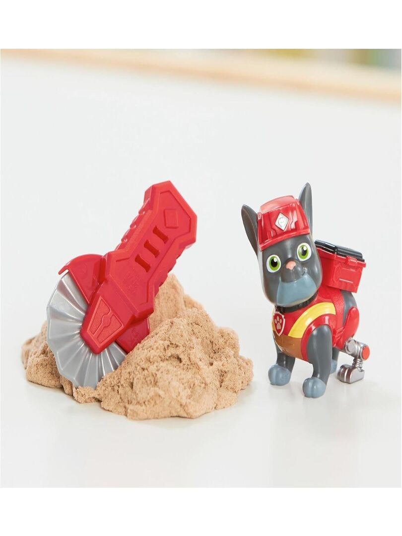 Ruben & Compagnie – Pack 2 Figurines Charlie Et Benji + Accessoires – Sable Kinetic Sand 85 G – Pat Patrouille – Dès 3 Ans