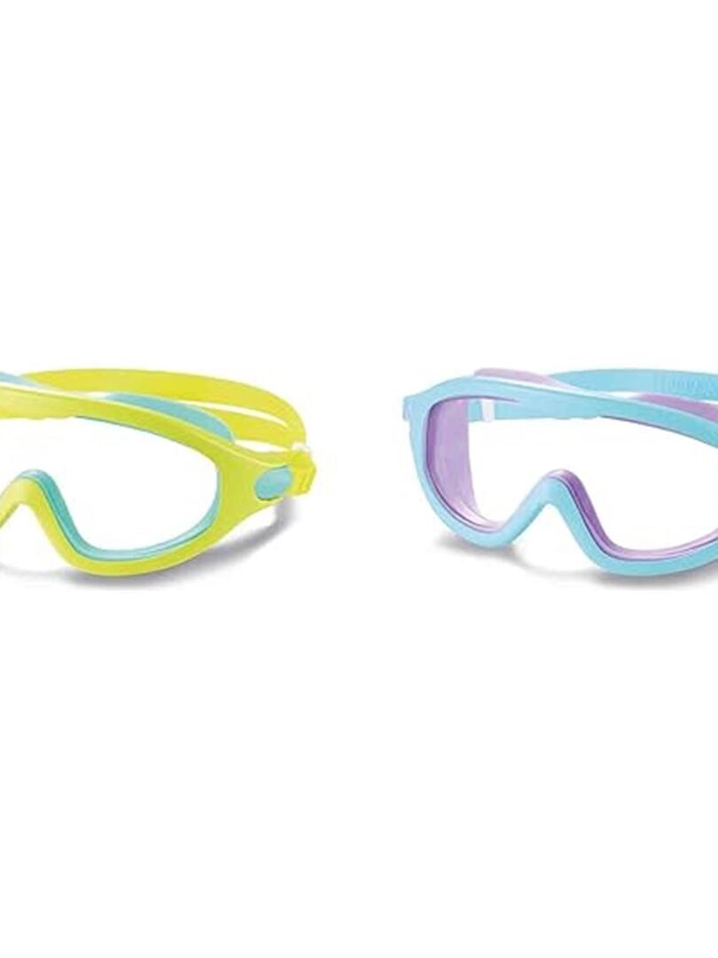 Lot De 2 Masques De Plongée Pour Enfants – Vue Panoramique HD, Anti-UV, Sans Buée, Avec Pinces Nez Et Bouchons D'oreilles, 3-15 Ans
